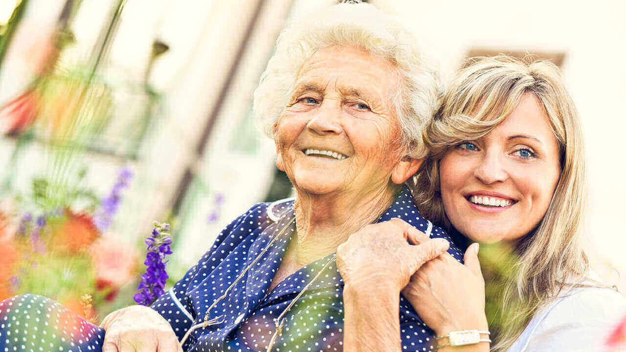 woman with her mother/grandmother