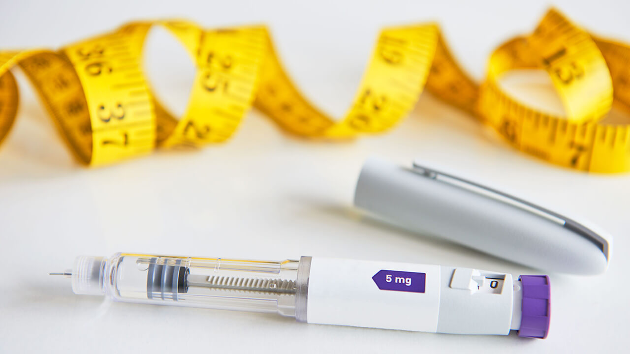 Measuring tape on table