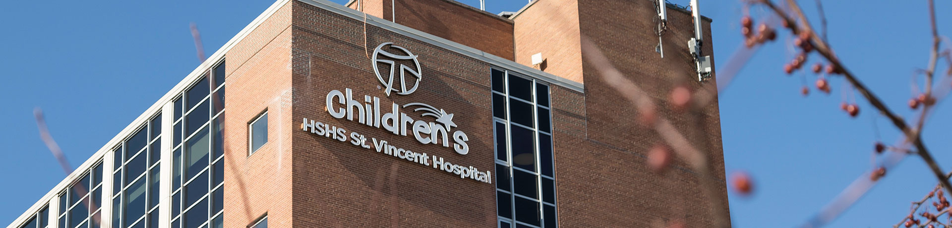 HSHS St Vincent Childrens Hospital exterior